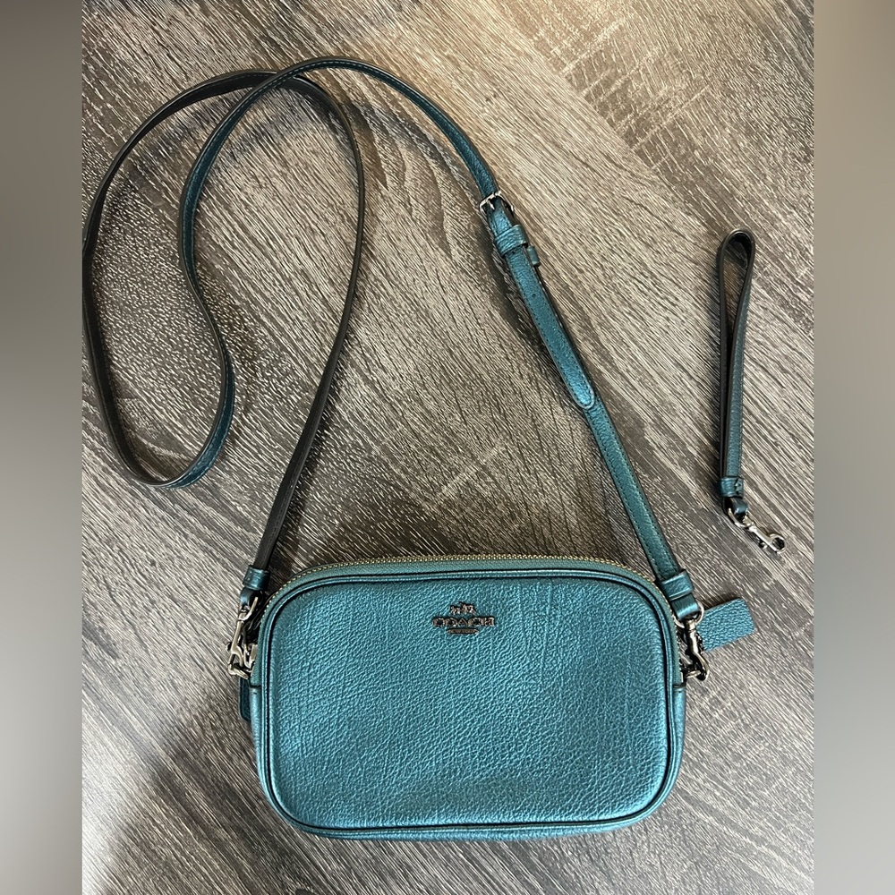 COACH Crossbody Double-Zip Bag with Wristlet Attachment